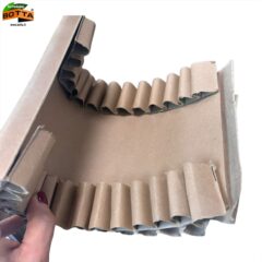 Eco-friendly and recyclable ECO-CORRUGATED PAPER CUSHION STRIPS used as filler and separator in packaging